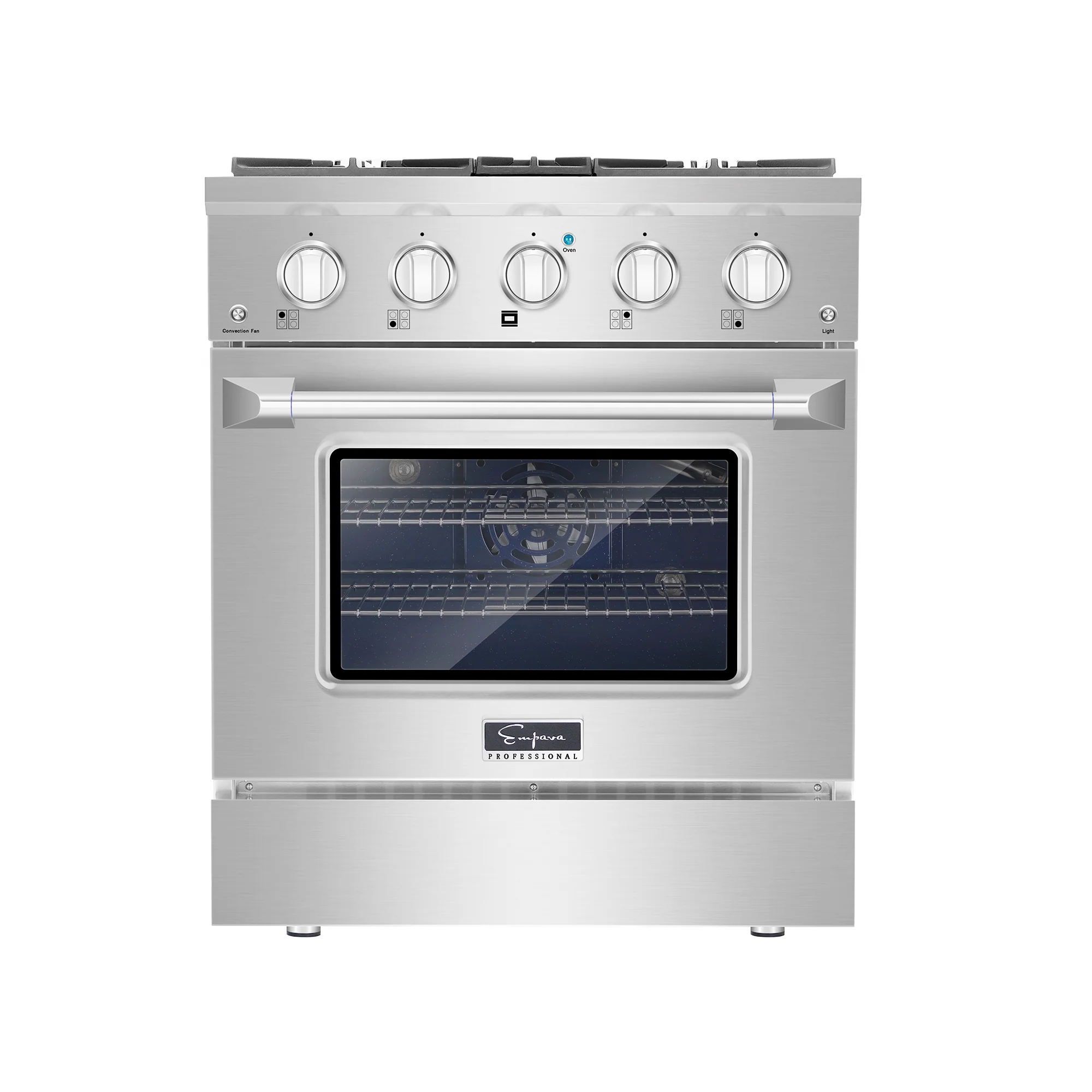 Empava 30 in. Pro-Style Slide-In Single Oven Gas Range 30GR07