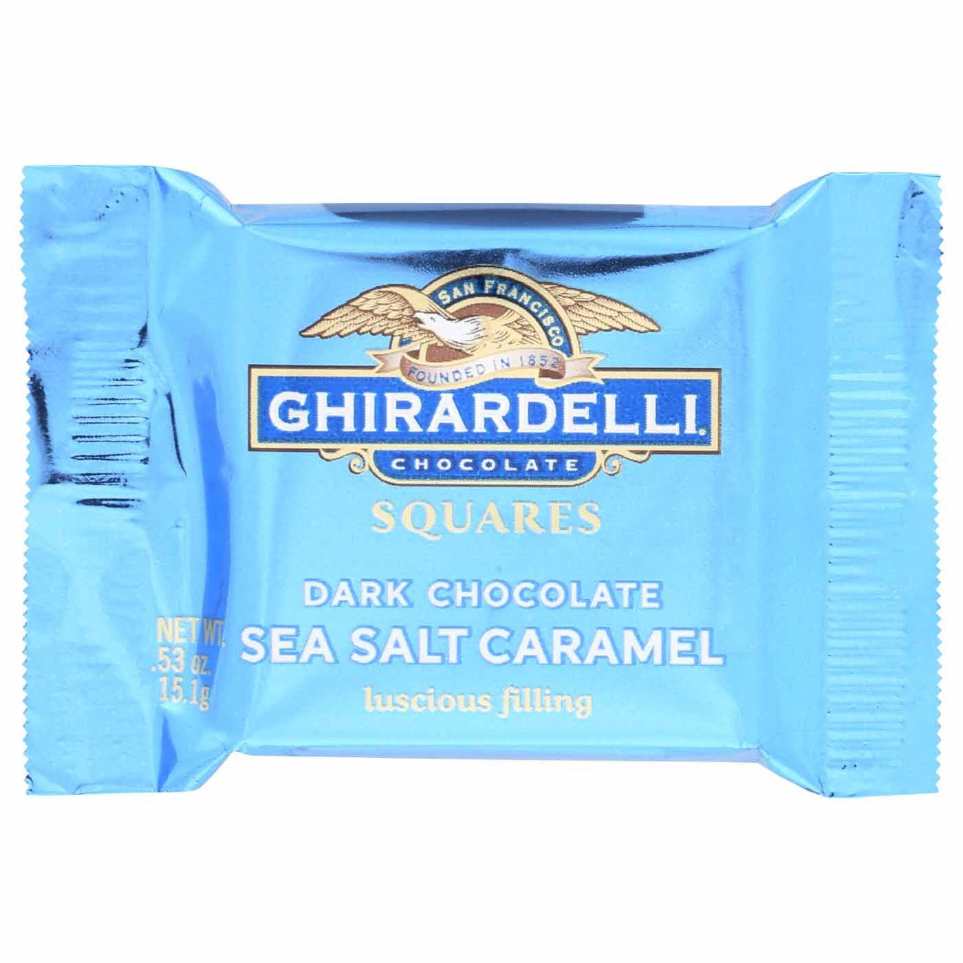 Ghirardelli Dark Chocolate Raspberry Squares Medium Bags, Case of 6