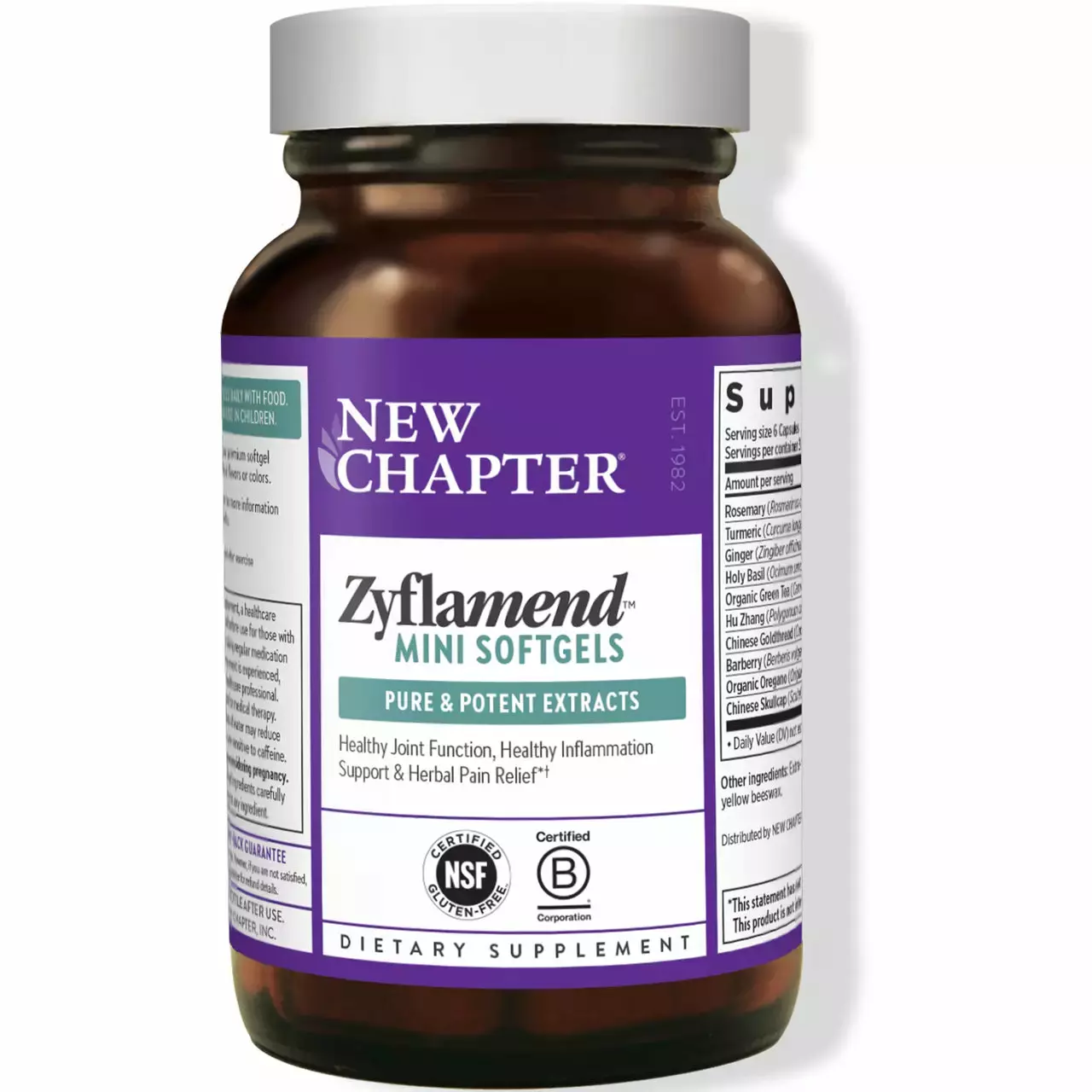 Zyflamend 180 Mini Softgels by New Chapter - Kansas Nuitrition - HNZSDS