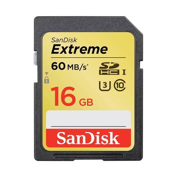 SanDisk 16GB Extreme Plus UHS-I Sdhc Memory Card Class 10 SDSDXS-016G-X46
