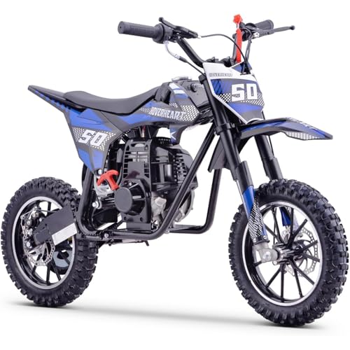 Superrio 49CC 2-Stroke Gas Power Mini Dirt Bike Dirt Off Road Motorcycle (Red)