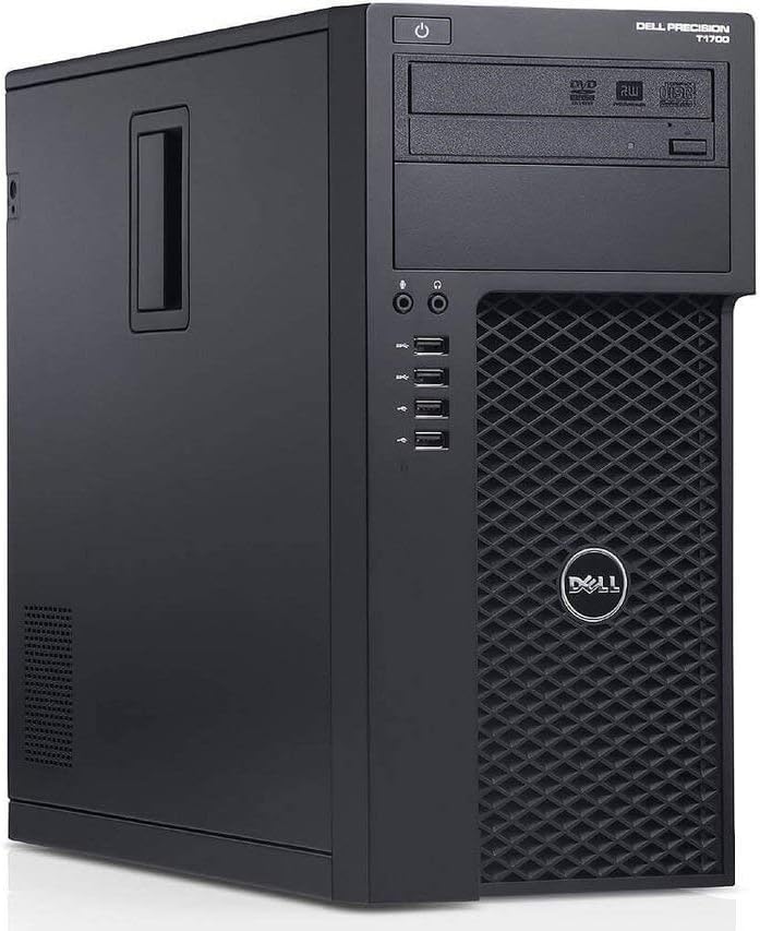 Dell Precision T1700 Tower Desktop PC, Intel Quad Core i7-4770 up to 3.9GHz, 16G DDR3, 512G SSD, DVD, WiFi, BT 4.0