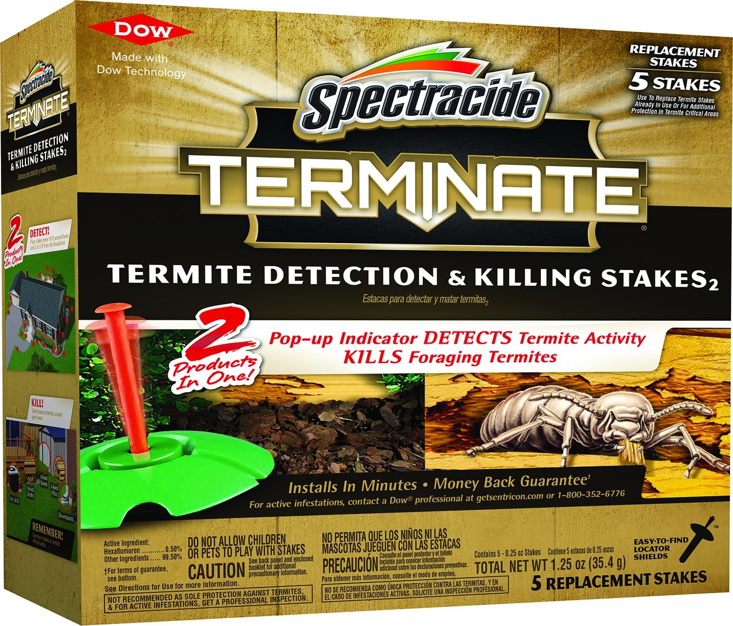 Spectracide 96116-1 Terminate Termite Killer, 5 count(pack of 8)