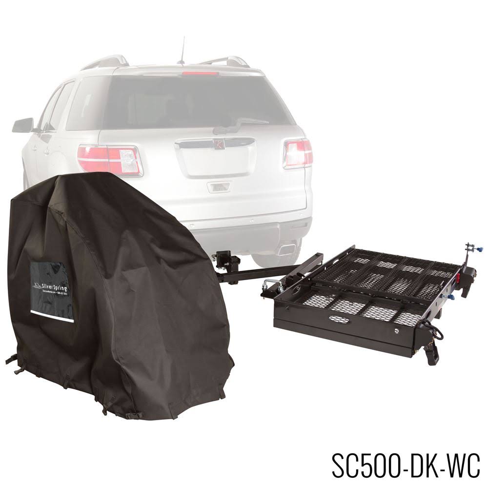 Silver Spring Premium Hitch Mobility 500 lb Carrier with Powerchair C