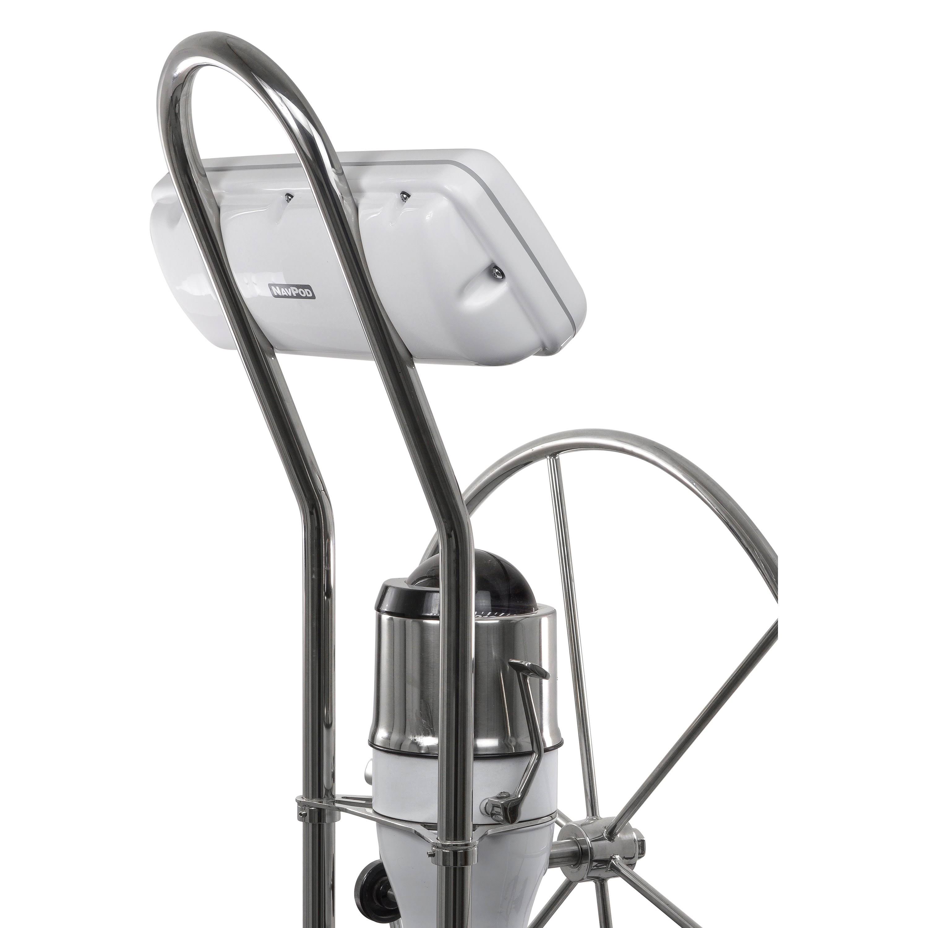 NavPod GP1600-13 SystemPod Pre-Cut f-Simrad GO7-Bu0026G Vulcan 7 u0026 2 Instruments f-9.5x22 Wide Guard