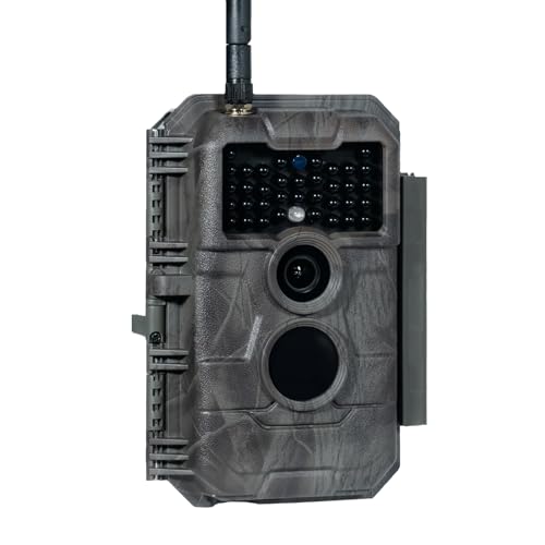 GardePro E6P Trail Camera WiFi Bluetooth, 48MP 1296p Game Cameras with 8000mAh Rechargeable Battery Pack, Night Vision Motion Activated