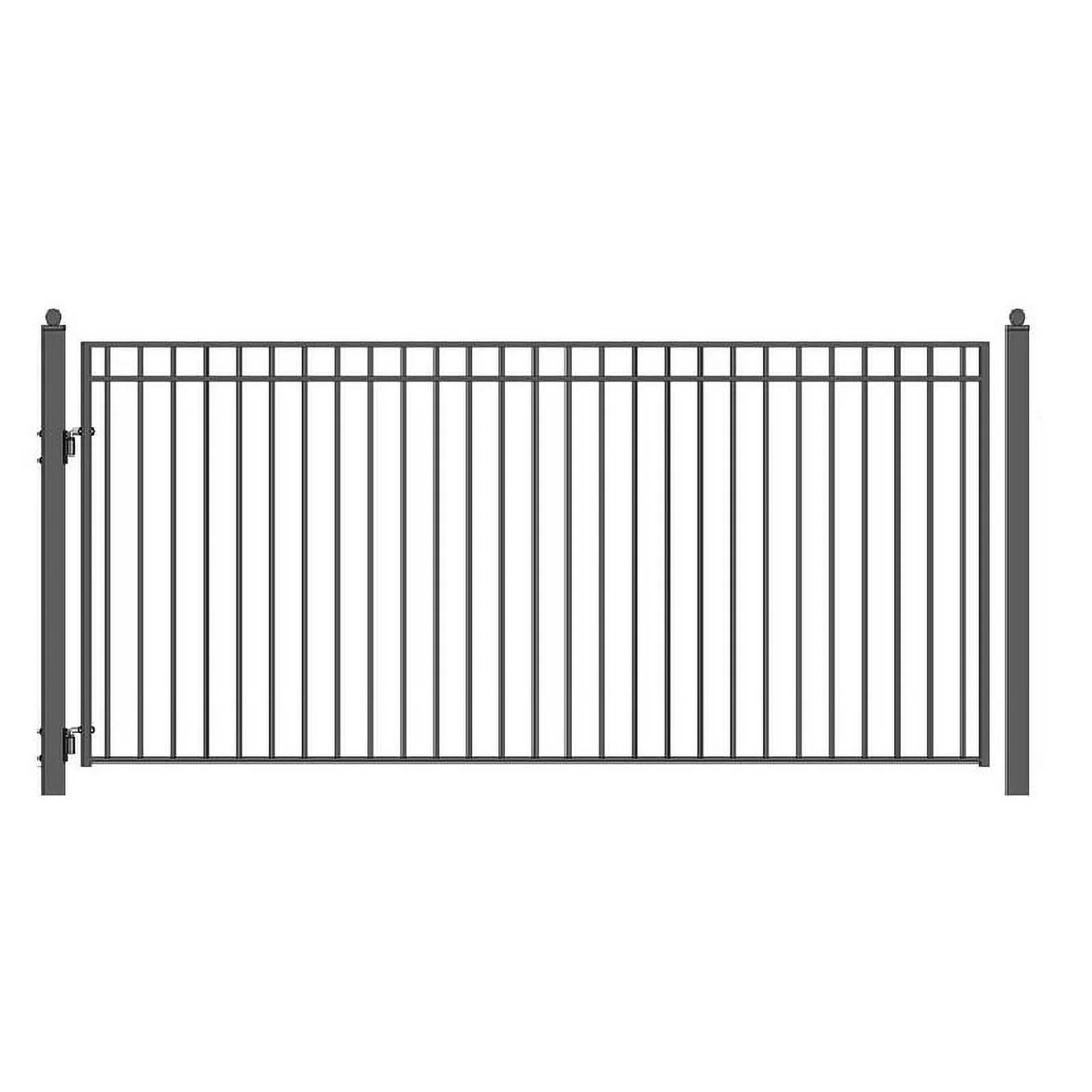 ALEKO Steel Single Swing Driveway Gate - MADRID Style - 14 x 6 ft - Curated Treasures Market
