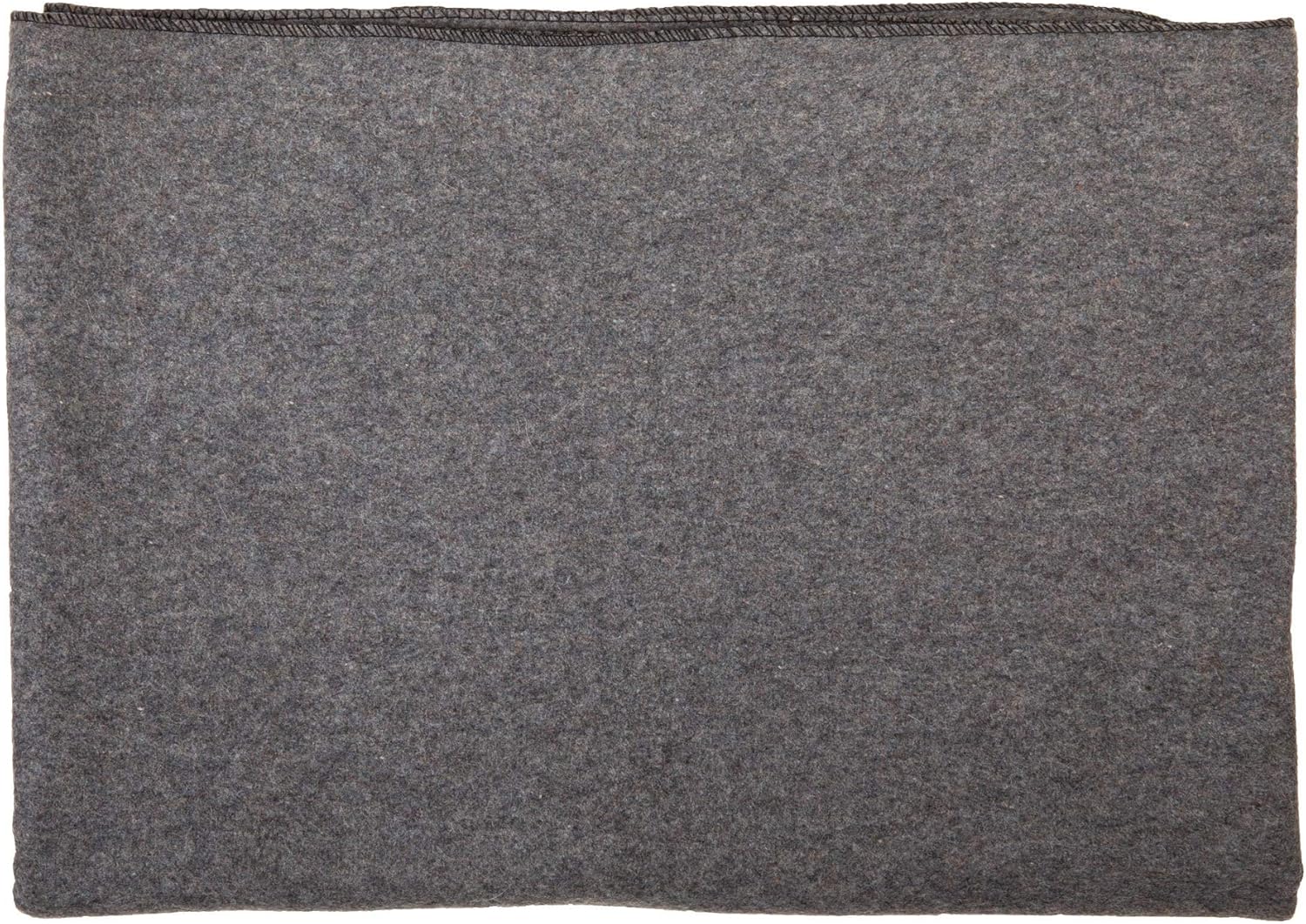 Farm Blue Wool Survival Emergency Blanket - Military Style 80” x 62” - Thick & Lightweight Army Camping - Large Camp Survival Blankets - Store in Car