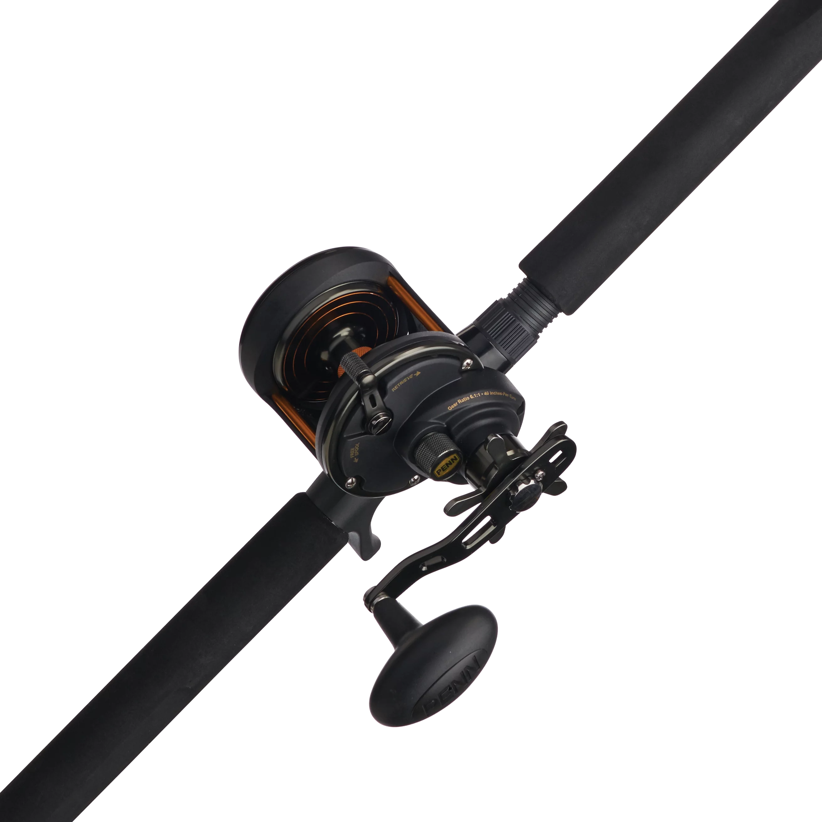 PENN 6'2" Squall II Star Drag Rod and Reel Fishing Combo