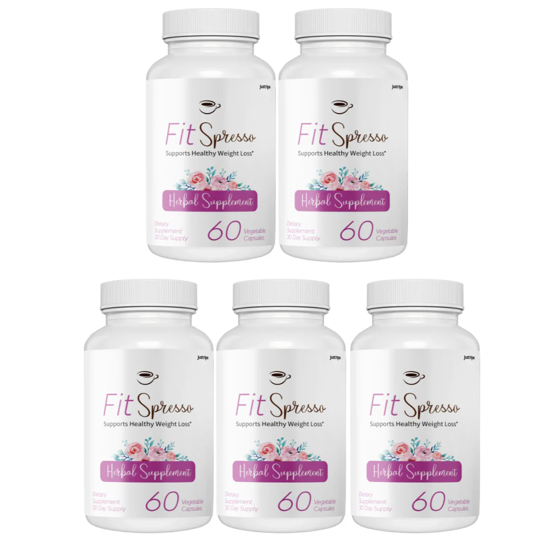 Fitspresso Healthy Weight Loss Support Supplement Pills - 5 Bottles - Kansas Nuitrition - HNZSDS