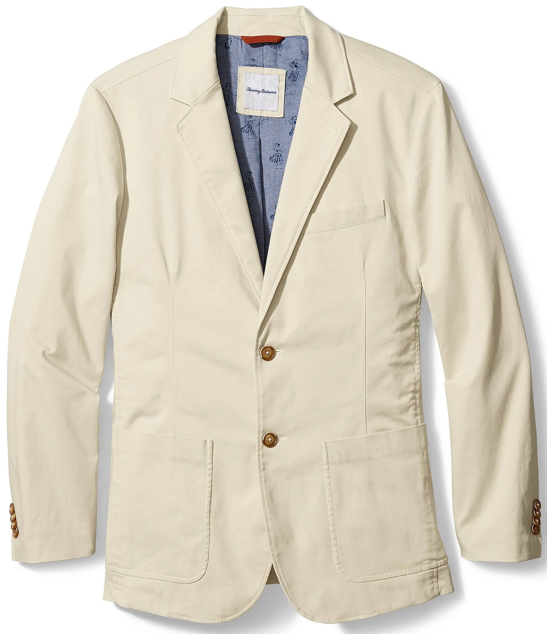 Tommy Bahama Boracay Stretch Sateen Blazer, Mens, 2XL, Bleached Sand