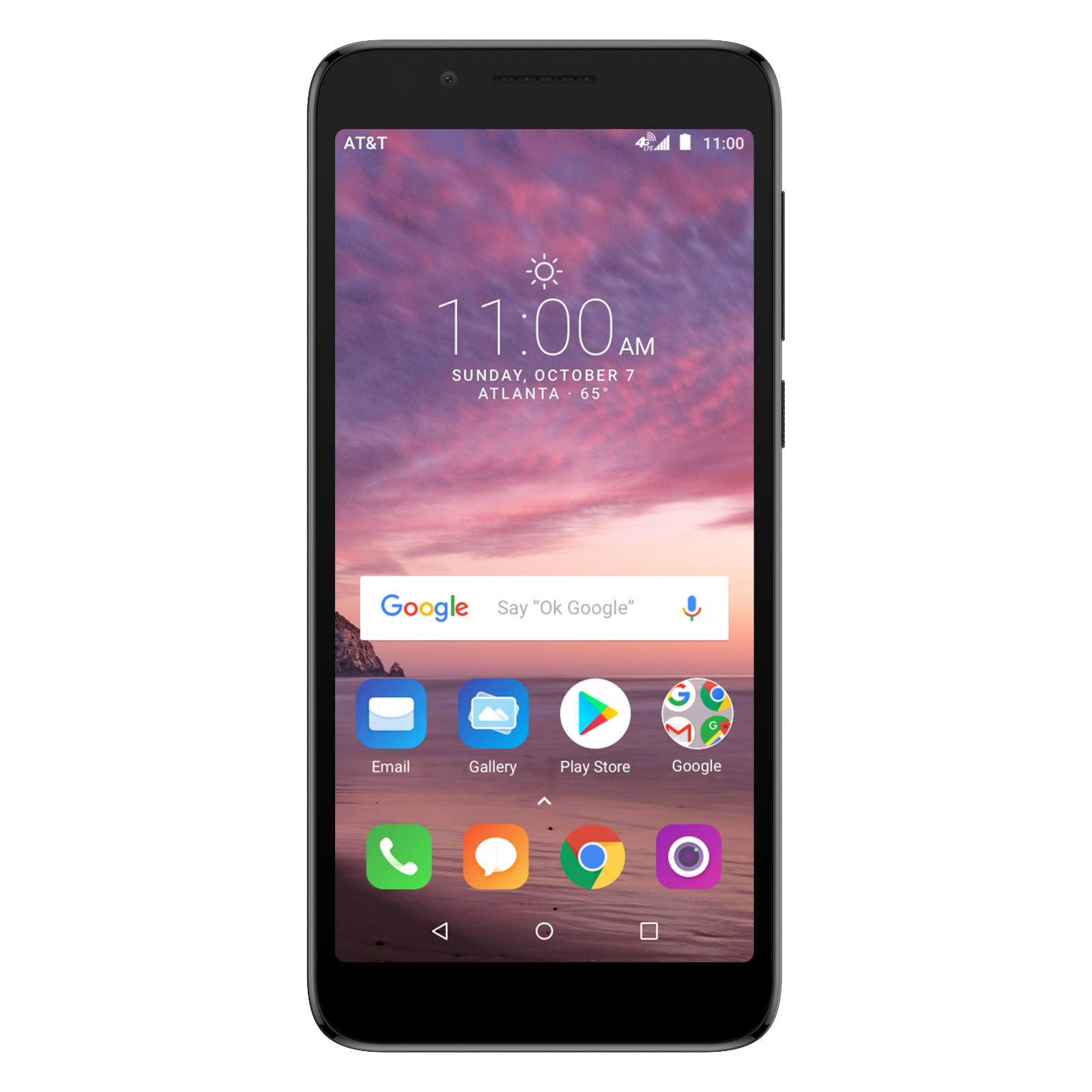 Alcatel 5059R Atu0026t Prepaid, idealXTRA, 16GB Prepaid Smartphone, Black
