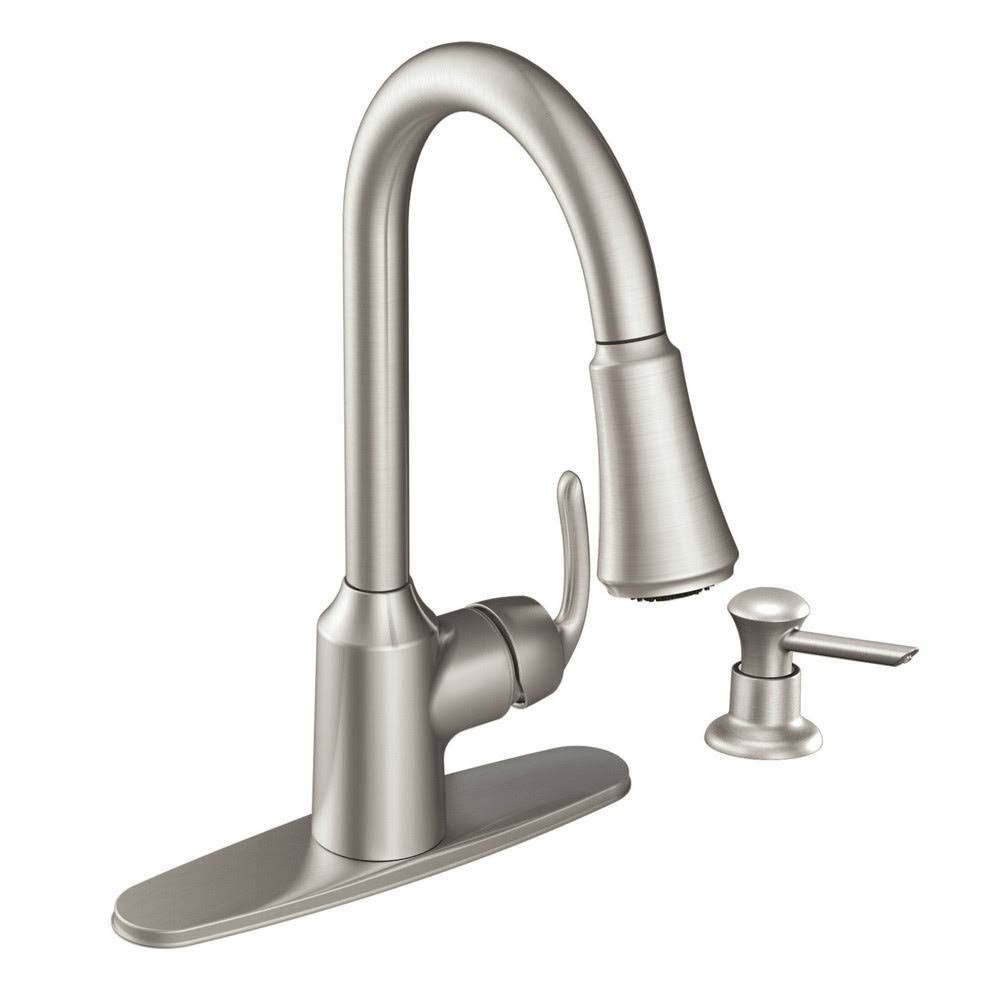 Moen CA87094SRS Bayhill Kitchen Faucet Spot Resist Stainless