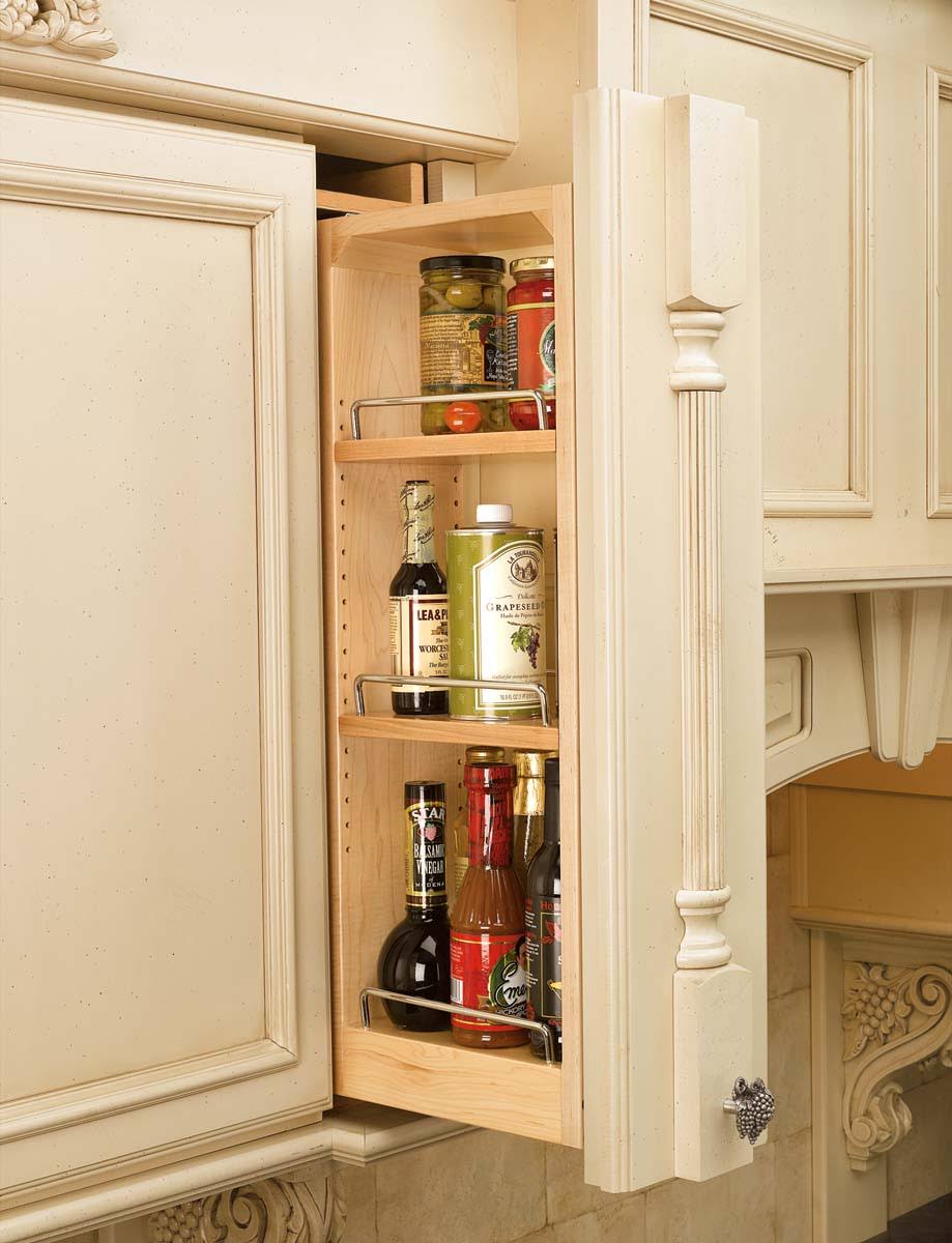 6 in. W x 30 in. H Pull-Out Between Cabinet Wall Filler