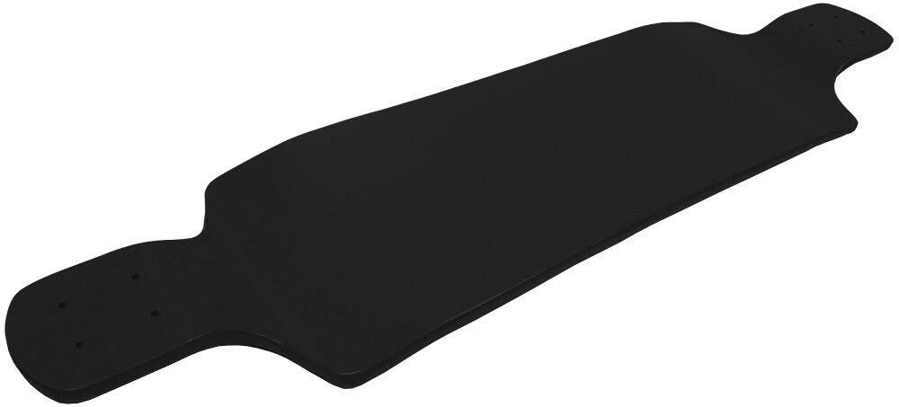 Moose Black Freeride / Freestyle Drop Down Longboard Deck Concave 10 x 39.8 Cruiser