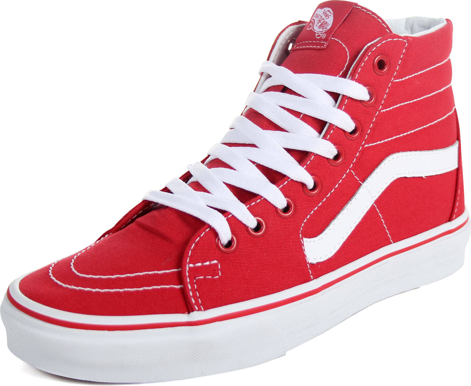 Vans Canvas Sk8-Hi (Red)