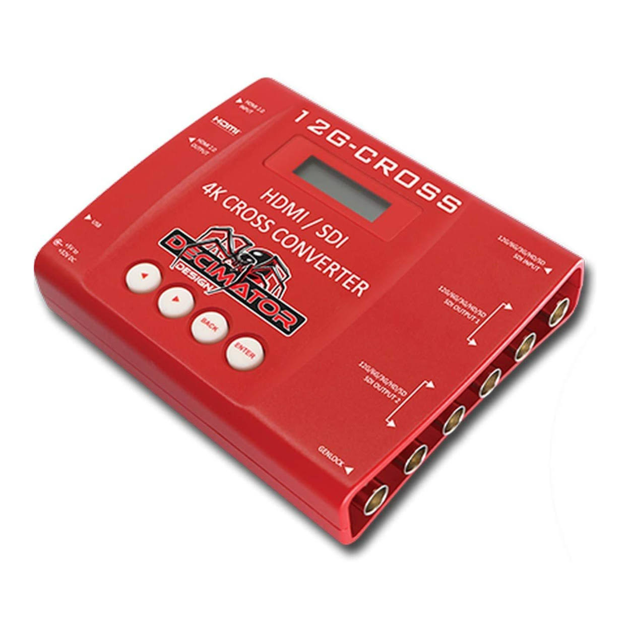 Decimator 12G-CROSS 4K HDMI/SDI Cross Converter with Scaling and Frame Rate Conversion