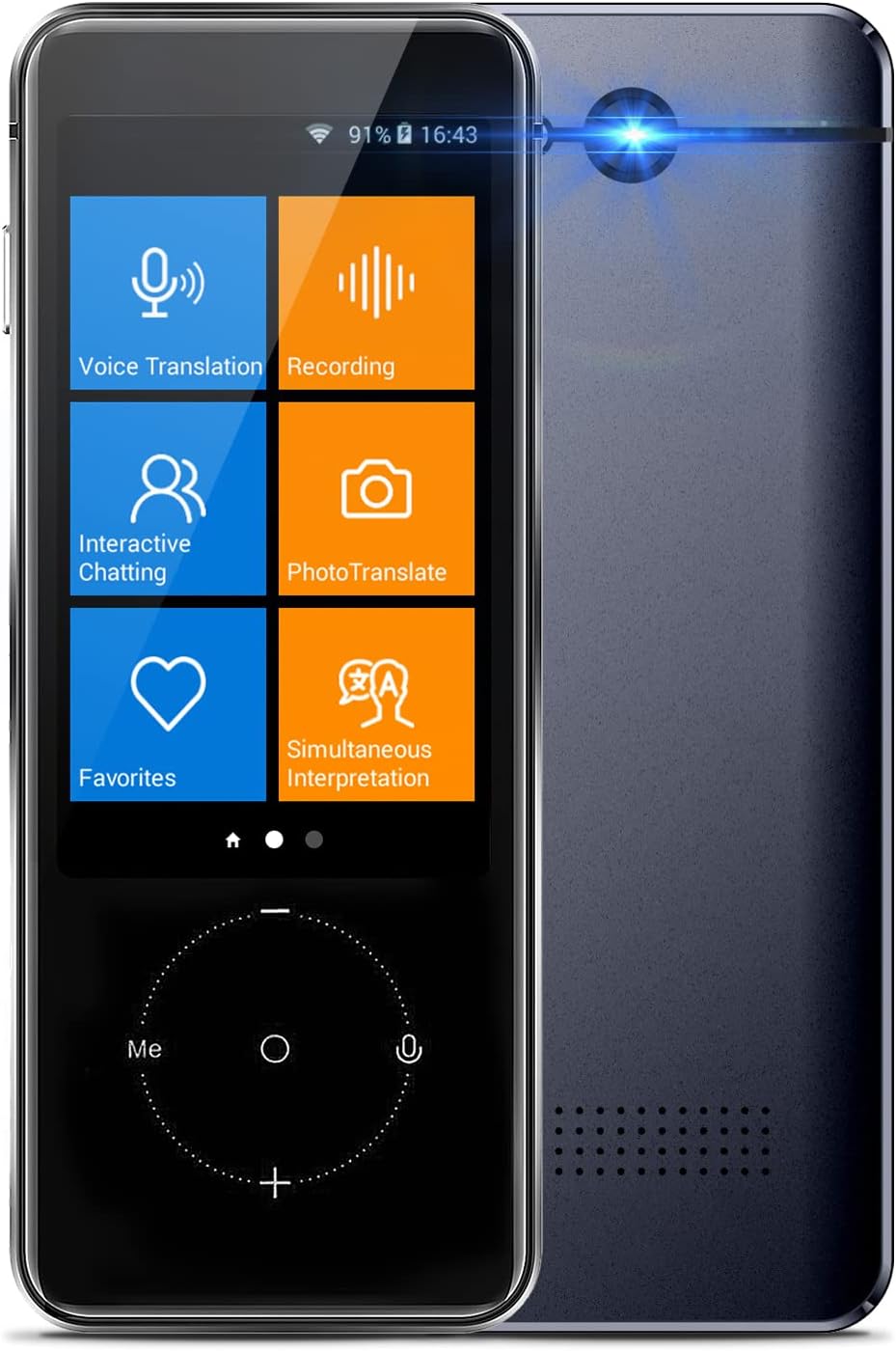 Language Translator Device - High Accuracy Portable Instant Two- Way Translator Device