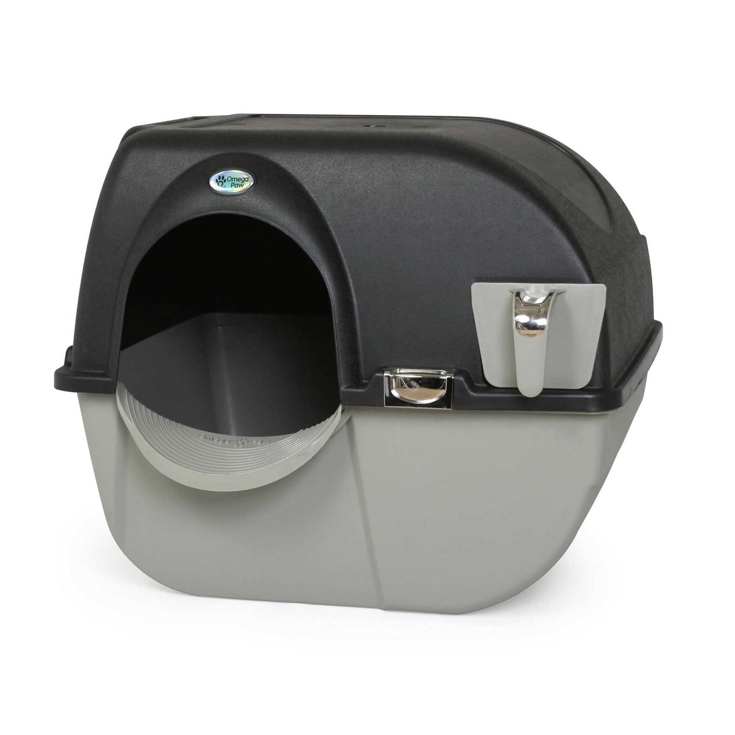 Omega Paw Elite Roll 'N Clean Self-Cleaning Litter Box - Pet Supplies online store