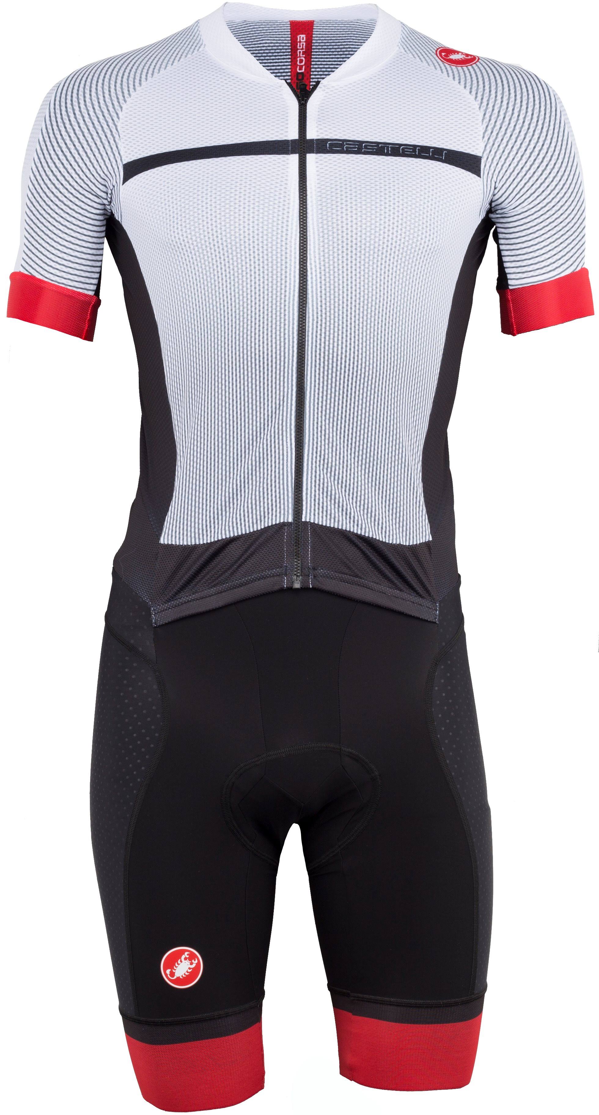 Castelli Sanremo 3.2 Speed Suit - White/Black - M