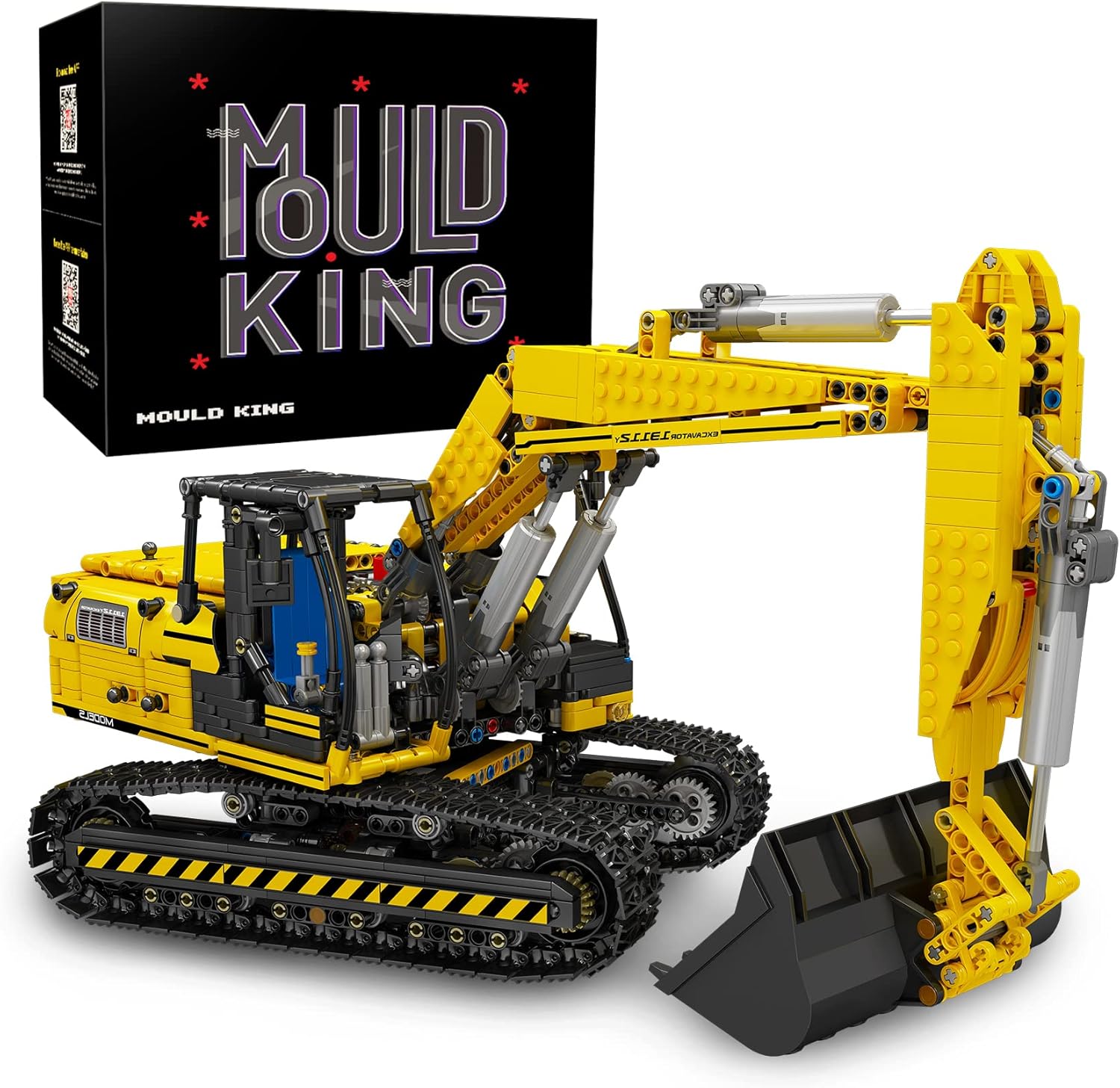 Mould King 17032 Excavators Building Kits, Building Blocks Set Construction Vehicles Model