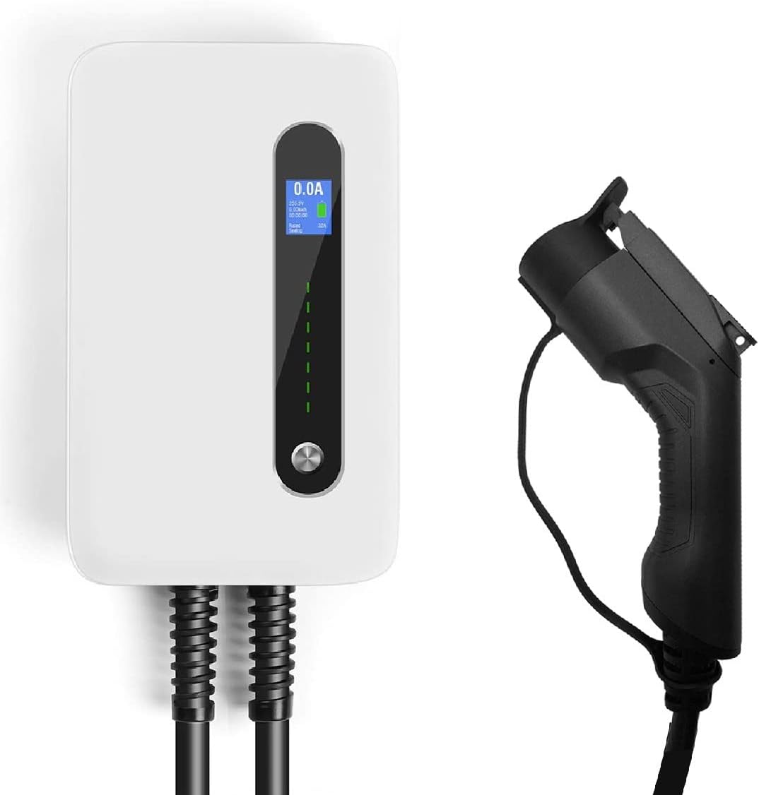 Lectron 240V 40 Amp Level 2 Electric Vehicle (EV) Charging Station with 20ft/6m J1772 Cable & NEMA 6-50 Plug