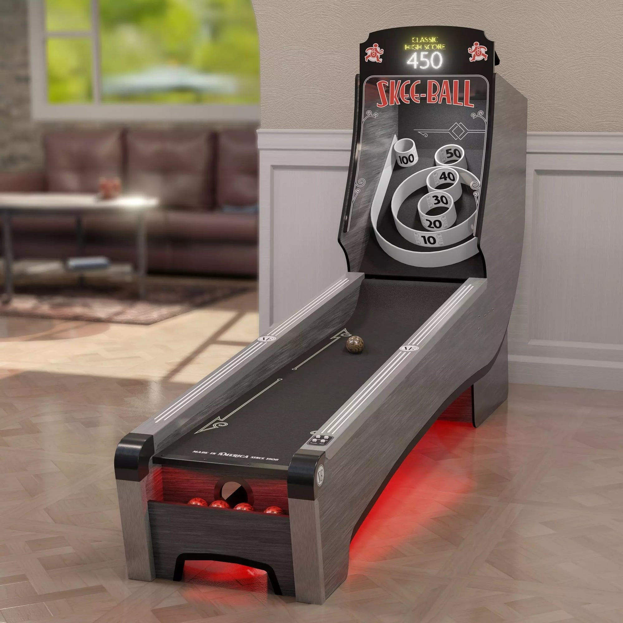 Home Arcade Premium Skee-Ball with Coal Cork