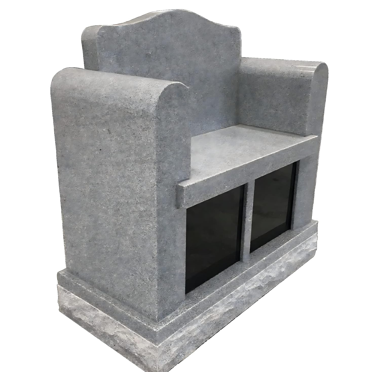 Cremation cemetery bench- headstone- 2 niche- cemetery monument