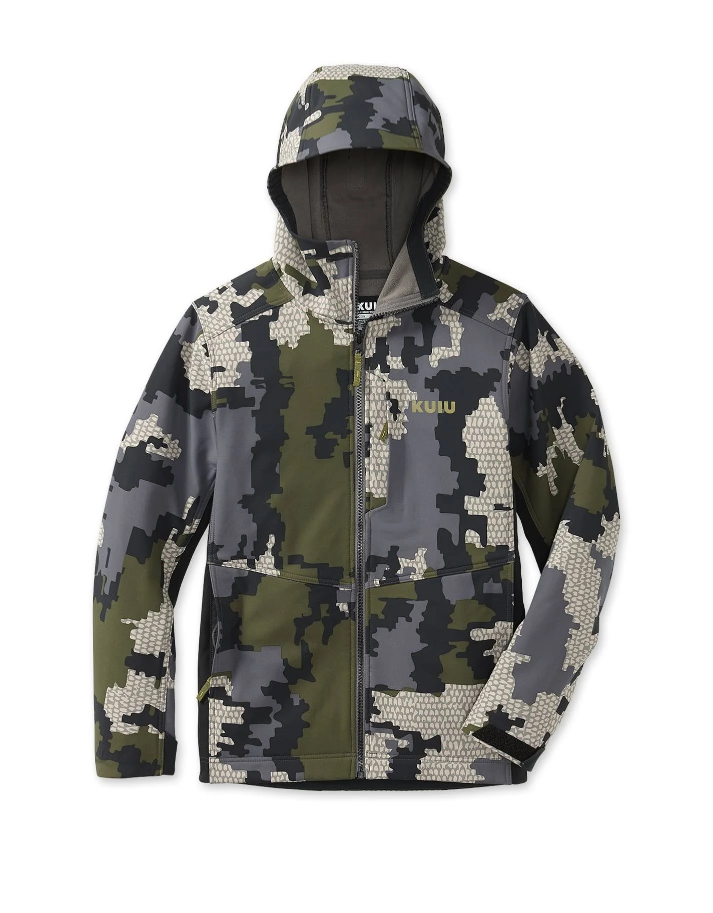 Kuiu Youth Rubicon Hooded Hunting Jacket in Camo