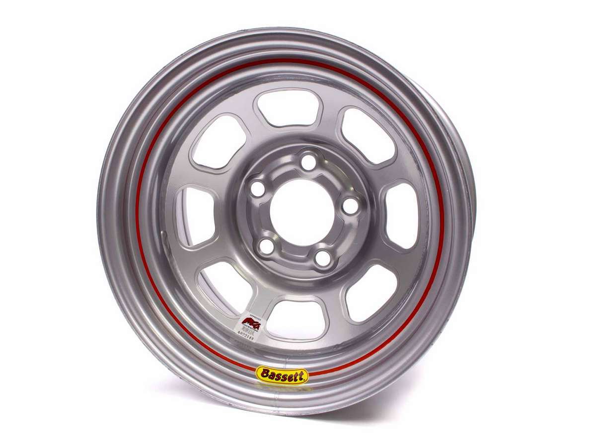 15X8 Imca Wheel D Hole Silver 5X5