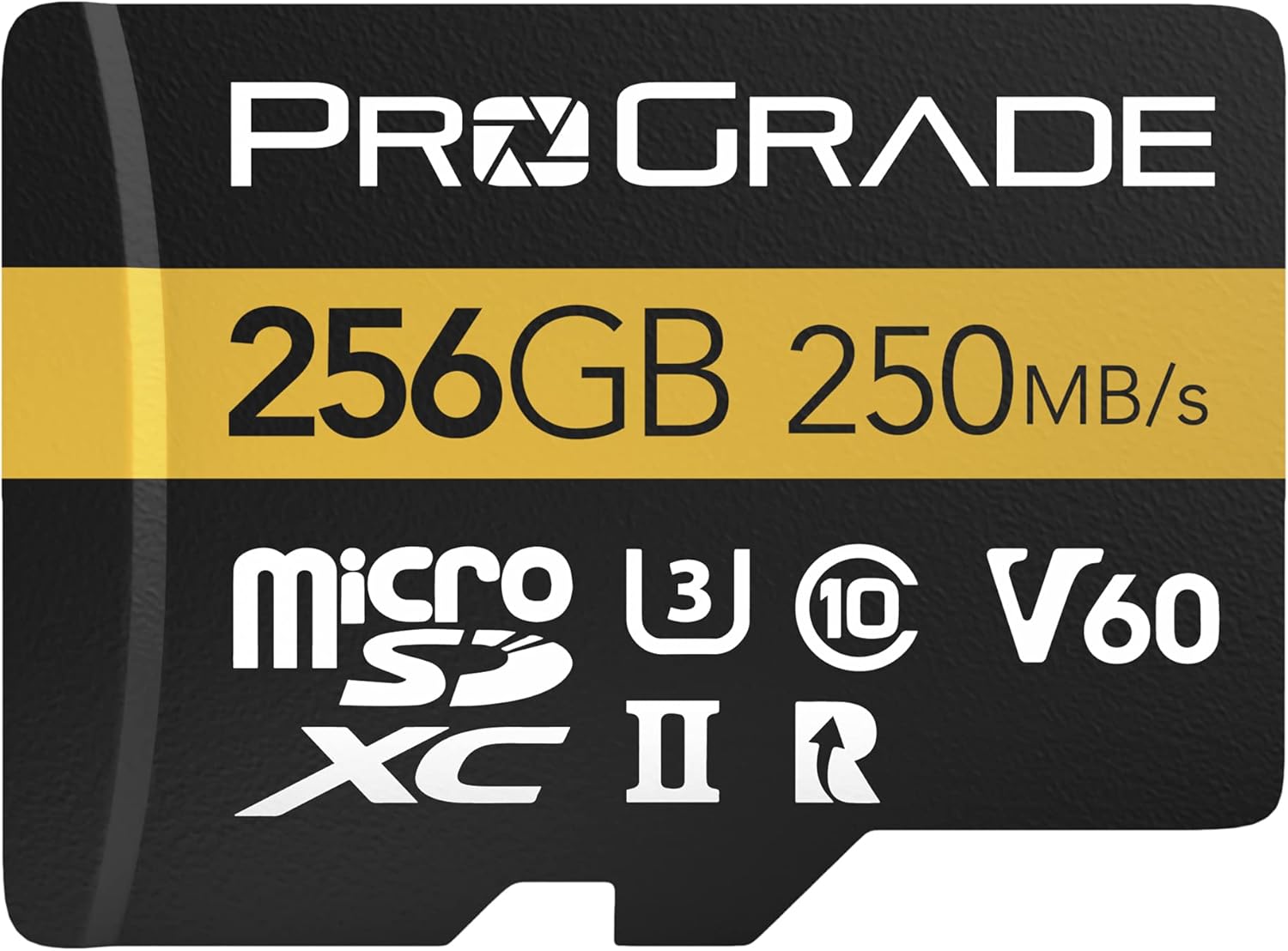 ProGrade Digital microSD Memory Card - V60 microSD Card for DSLR and Action Cameras - High Speed Transfer of Files & Large Storage