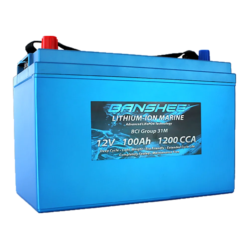 Banshee 12 Volt Dual Purpose Deep Cycle Lithium RV Battery Group 31 Replaces Optima D31M