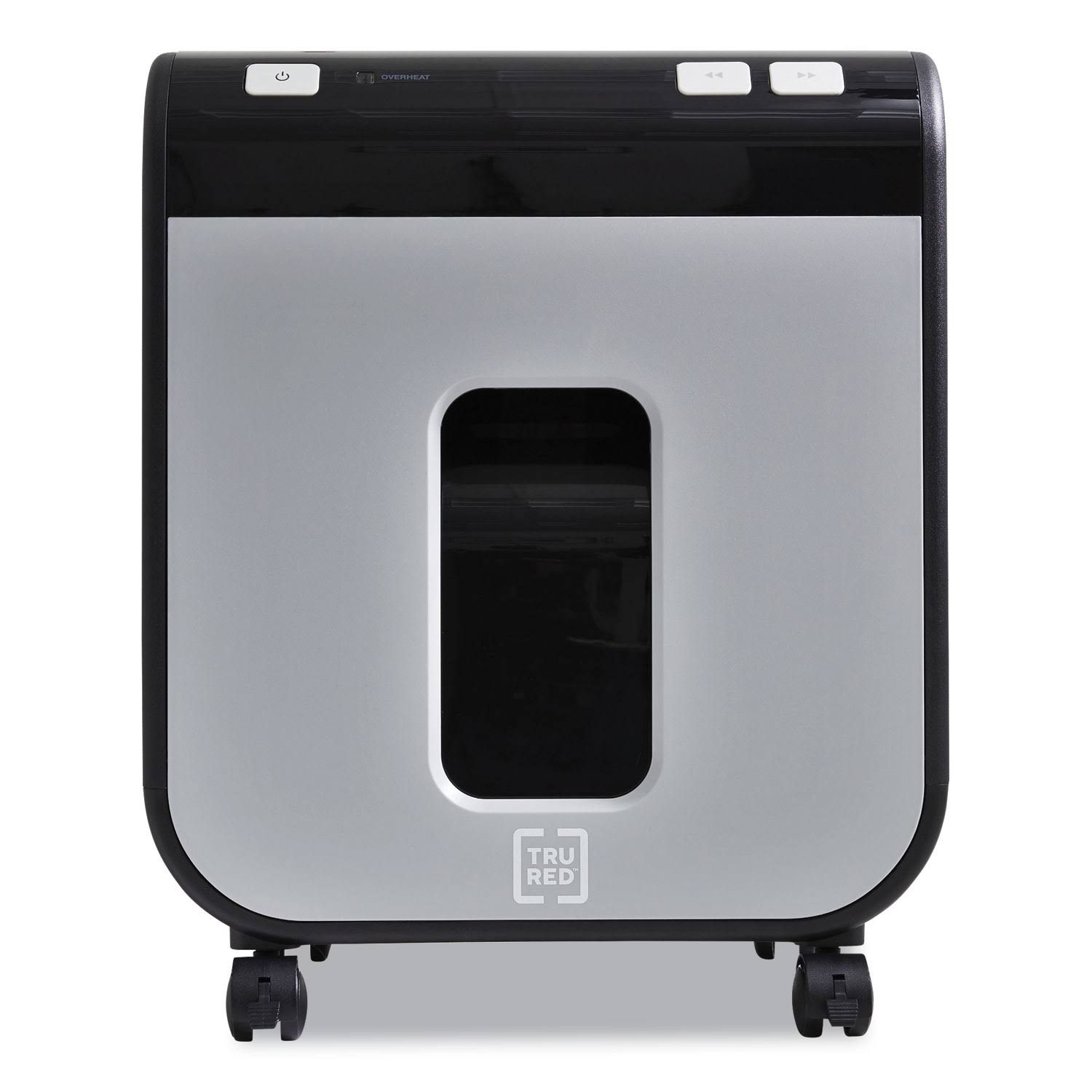 Tru Red TR-BMC8A Micro-Cut Personal Shredder, 8 Manual Sheet Capacity - Megean