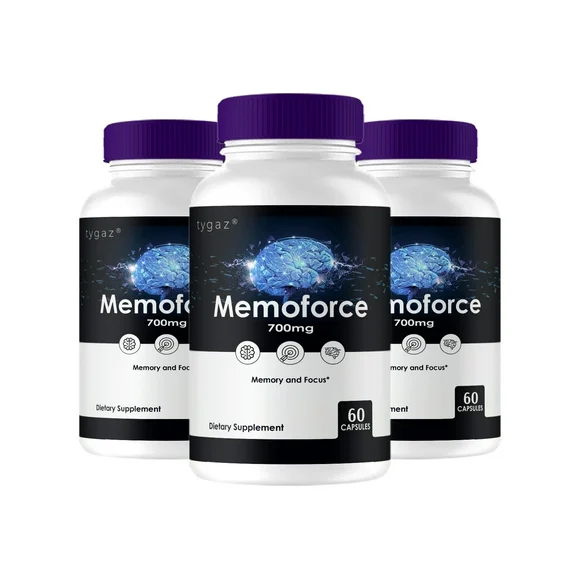(3 Pack) Memo Force - MemoForce Pill Supplement - Kansas Nuitrition - HNZSDS