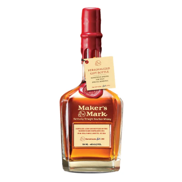 Makers Mark Personalized Gift Bottle 750ml - Nestor Liquor