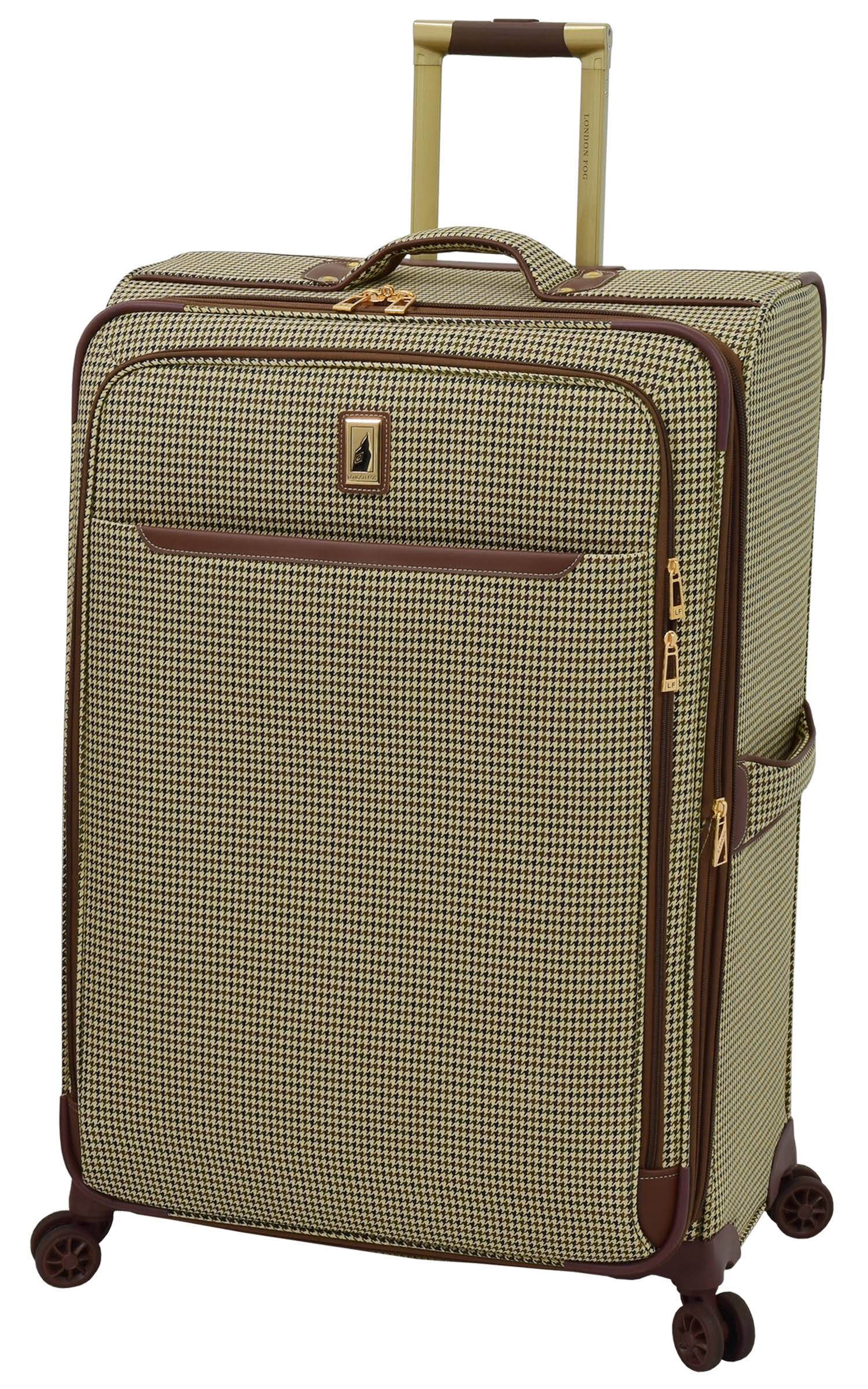 London Fog Cambridge II 29x22 Expandable Spinner (Olive Houndstooth)