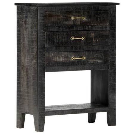 Side Cabinet 23.6 inchx11.8 inchx31.4 inch Solid Mango Wood 247754US