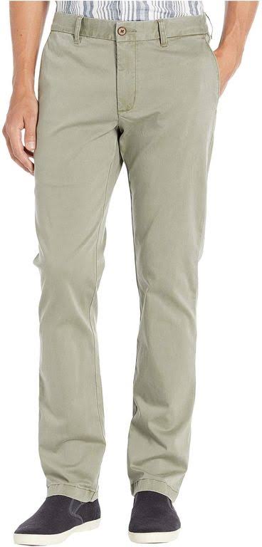 Tommy Bahama Boracay Flat Front Chino Pant Men&s Tea Leaf : 33 32