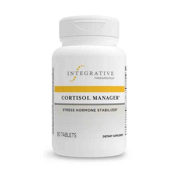 Integrative Therapeutics Cortisol Manager - with Ashwagandha, L-Theanine - Reduces Stress to Support Restful Sleep* - Supports Adrenal Health*