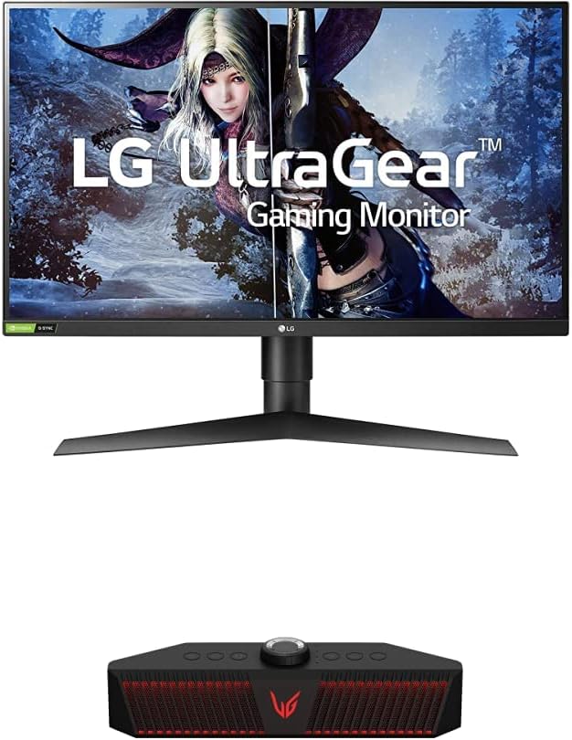 LG 27GN750-B UltraGear Gaming Monitor 27” FHD (1920x1080) IPS Display, 1ms Response, 240HZ Refresh Rate, G-SYNC Compatibility