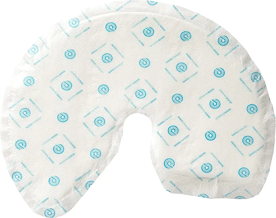 QuickChange Men’s Overnight Adult Incontinence Wrap (Pad), Maximum Absorbency, Holds 17oz Dry to The Touch, Disposable, Fragrance Free