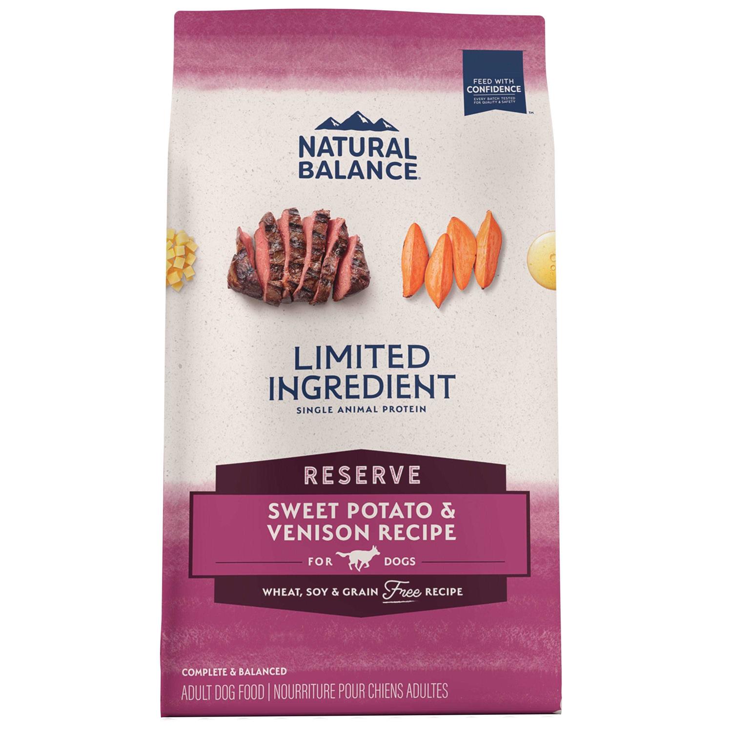 Natural Balance Limited Ingredient Diets Dry Dog Food Sweet Potato Venison - Pet Supplies online store