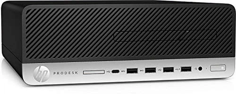 HP ProDesk 600 G4 SFF Home and Business Desktop Black (Intel i5-8500 6-Core, 16GB RAM, 512GB PCIe SSD, Intel UHD 630, 2xUSB 3.1, 2 Display Port (DP)
