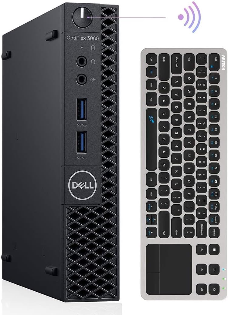 Dell Mini PC Windows 11 Pro OptiPlex 3060 Mini Computers,Intel i7-8700T up to 4.0Ghz,32GB DDR4 512GB M.2 NVMe SSD,AX210 Built-in WiFi 6E