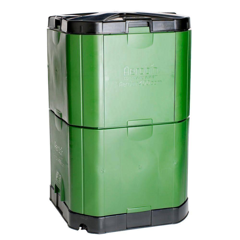 Exaco 104.71 gal. Stationary Composter, Green