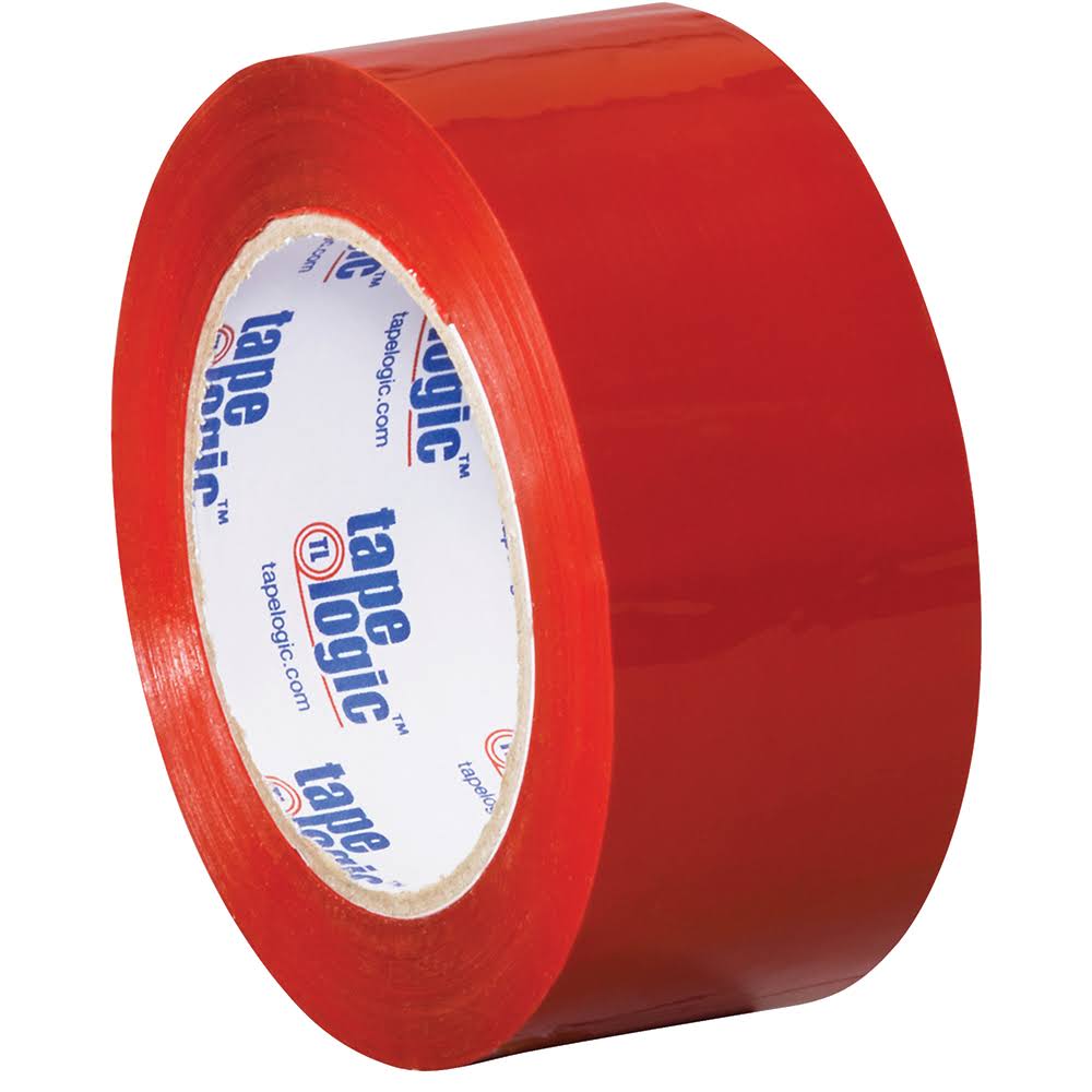 2x22 x 110 yds. Red (18 Pack) Tape Logic Carton Sealing Tape