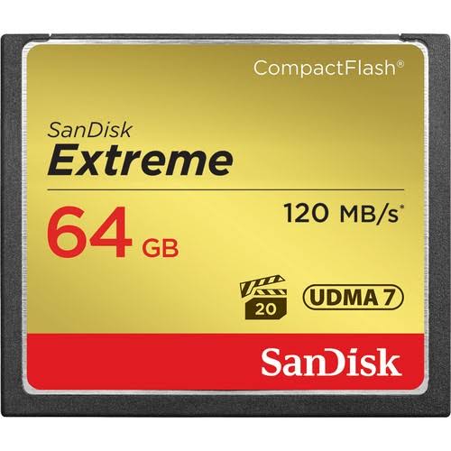 SanDisk SDCFXS-064G-A46 Extreme CompactFlash Memory Card (64gb), Size: 32GB
