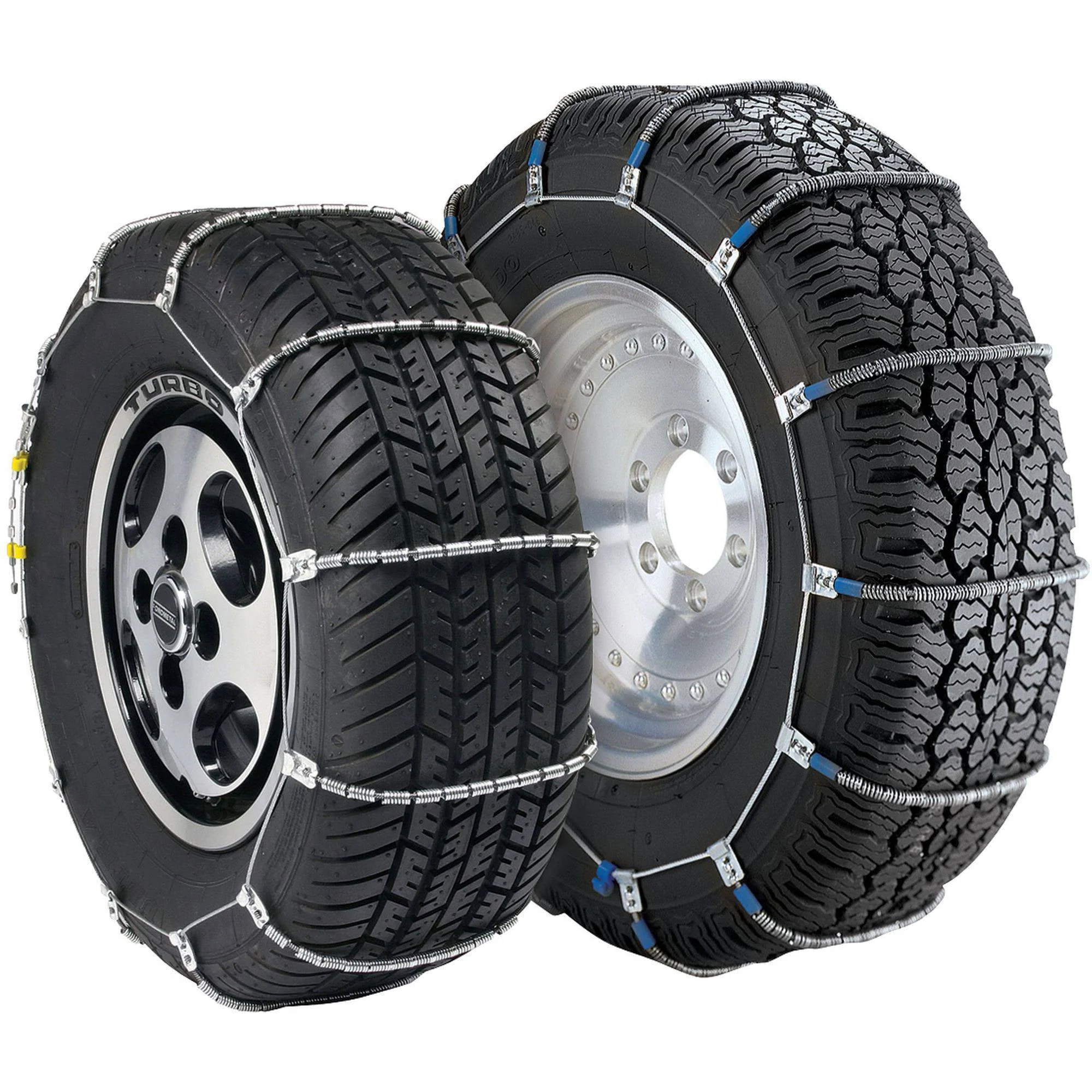Security Chain SC1038 Car Snow Tire Radial Traction Grip Cable Chain, Pair
