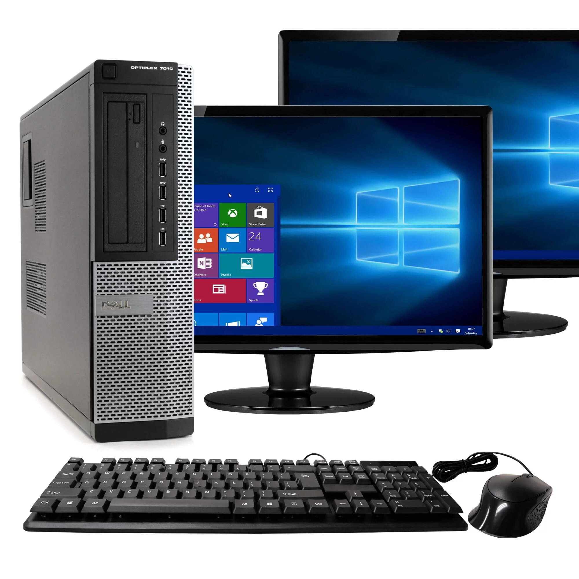 Restored Dell Optiplex 7010 Desktop Computer PC, 3.20 GHz Intel i5 Quad Core Gen 3, 16GB DDR3 RAM, 2TB SATA Hard Drive