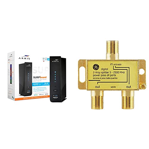 ARRIS SURFboard SBG7600AC2 DOCSIS 3.0 Cable Modem & AC2350 Wi-Fi Router , Approved for Comcast Xfinity, Cox, Charter Spectrum & more
